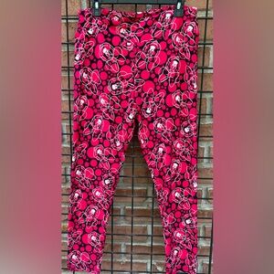 LuLaRoe Tall and Curvy Disney Minnie Mouse Leggings